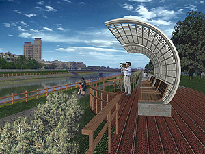 高市都會公園青埔溝跨橋改建預定今年底完工
